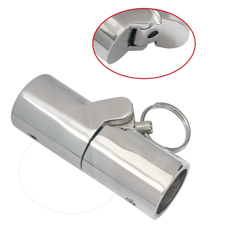 keehui 316SS Marine Grade Boat Pipe Connector, Stainless Steel Folding Swivel Coupling Tube Pipe Connector Boat Hardware Fitting For (22mm)7/8inch tube - Image 3